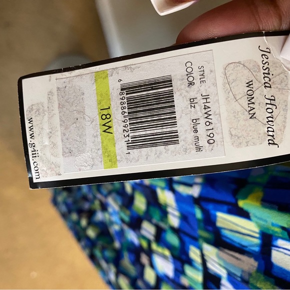 Jessica Howard Multicolored Dress - Women’s Plus Size 18W - NWT - Picture 14 of 15